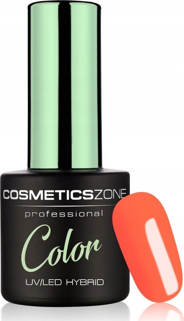Cosmetics Zone Lakier hybrydowy hipoalergiczny pomarańczowy 7ml - Clementine 030