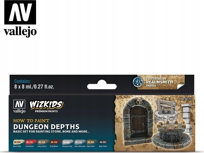 Vallejo Vallejo: Wizkids - Dungeon Dephts 8x8 ml