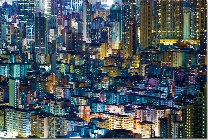 Witek Home Obraz szklany 120x80 Miasto nocą