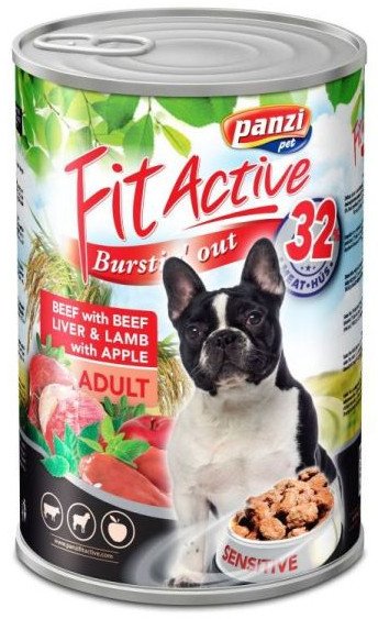 CANNED FOOD FOR DOGS FITACTIVE LAMB
