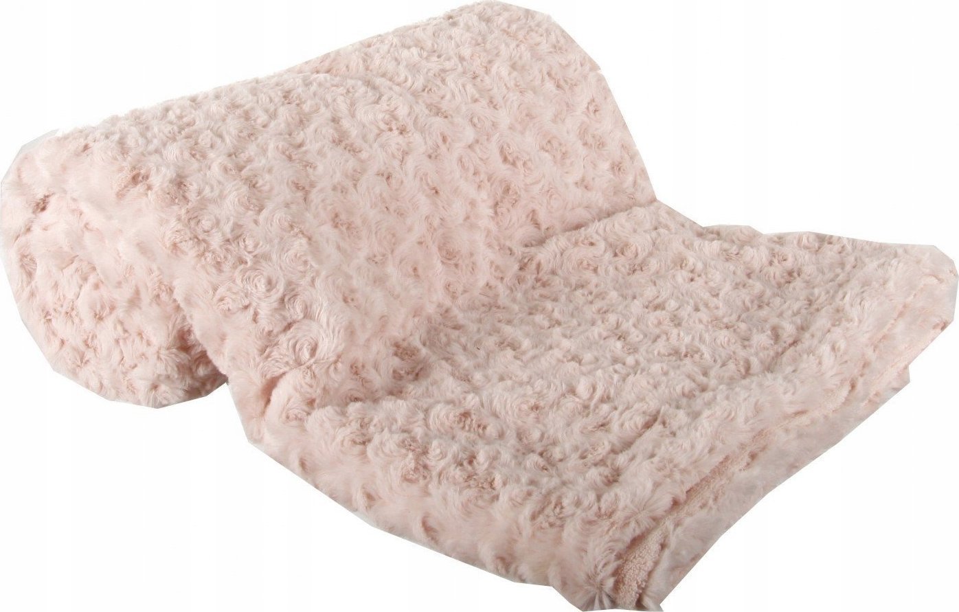 Atmosphera Narzuta na łóżko BOUCLEE, 180 x 230 cm, kolor różowy