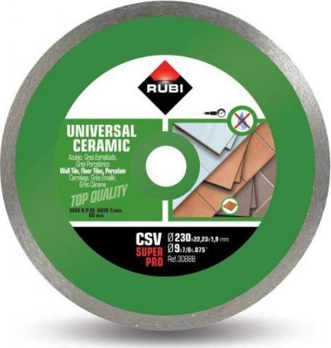 Rubi TARCZA DIAMENTOWA DO PŁYTEK ŚCIENNYCH, 230 SUPRPRO CSV