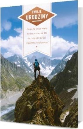 Pan Dragon Karnet B6 Urodziny - Droga na szczyt...K.B6-1882