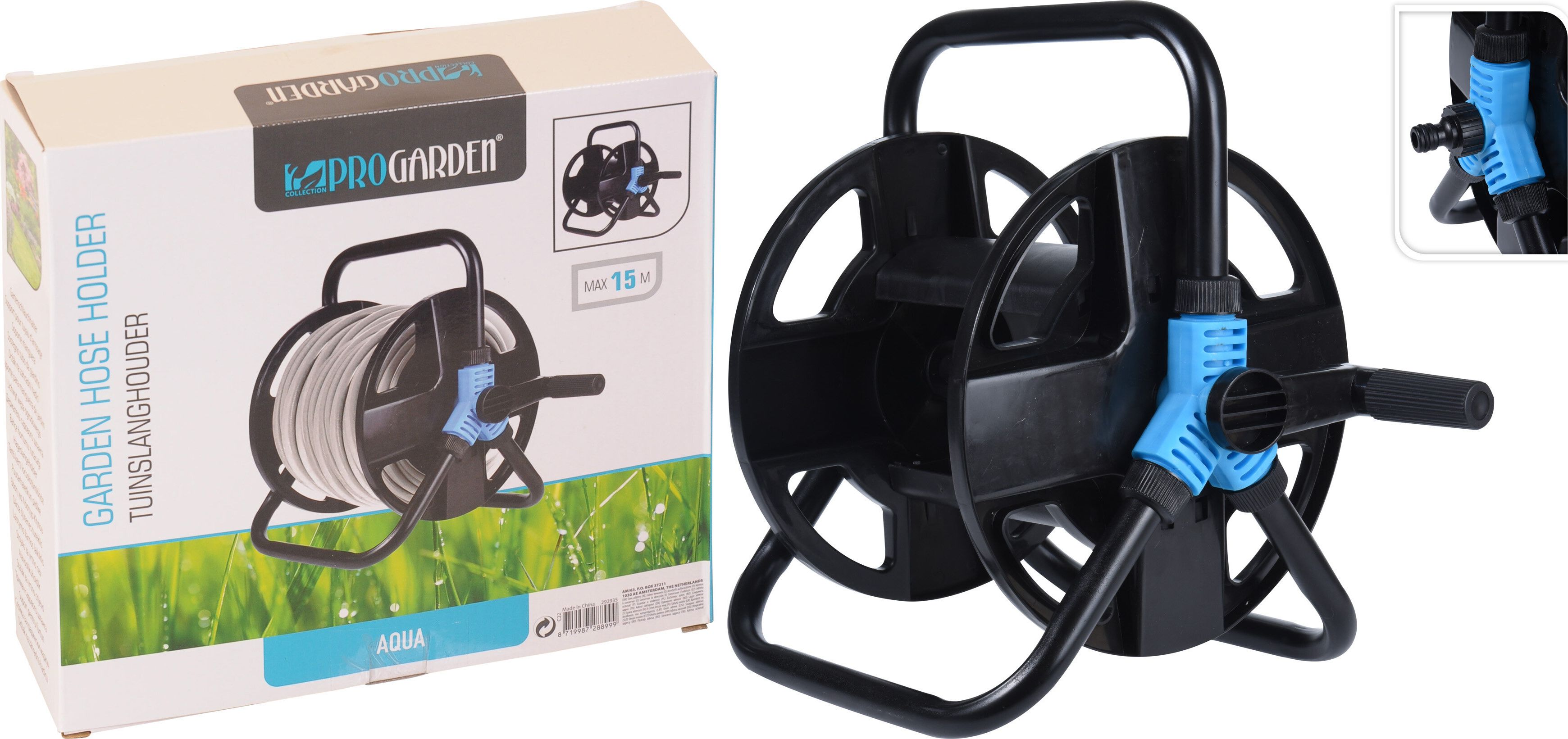 ProGarden Zwijacz do węża ogrodowego - 15 m