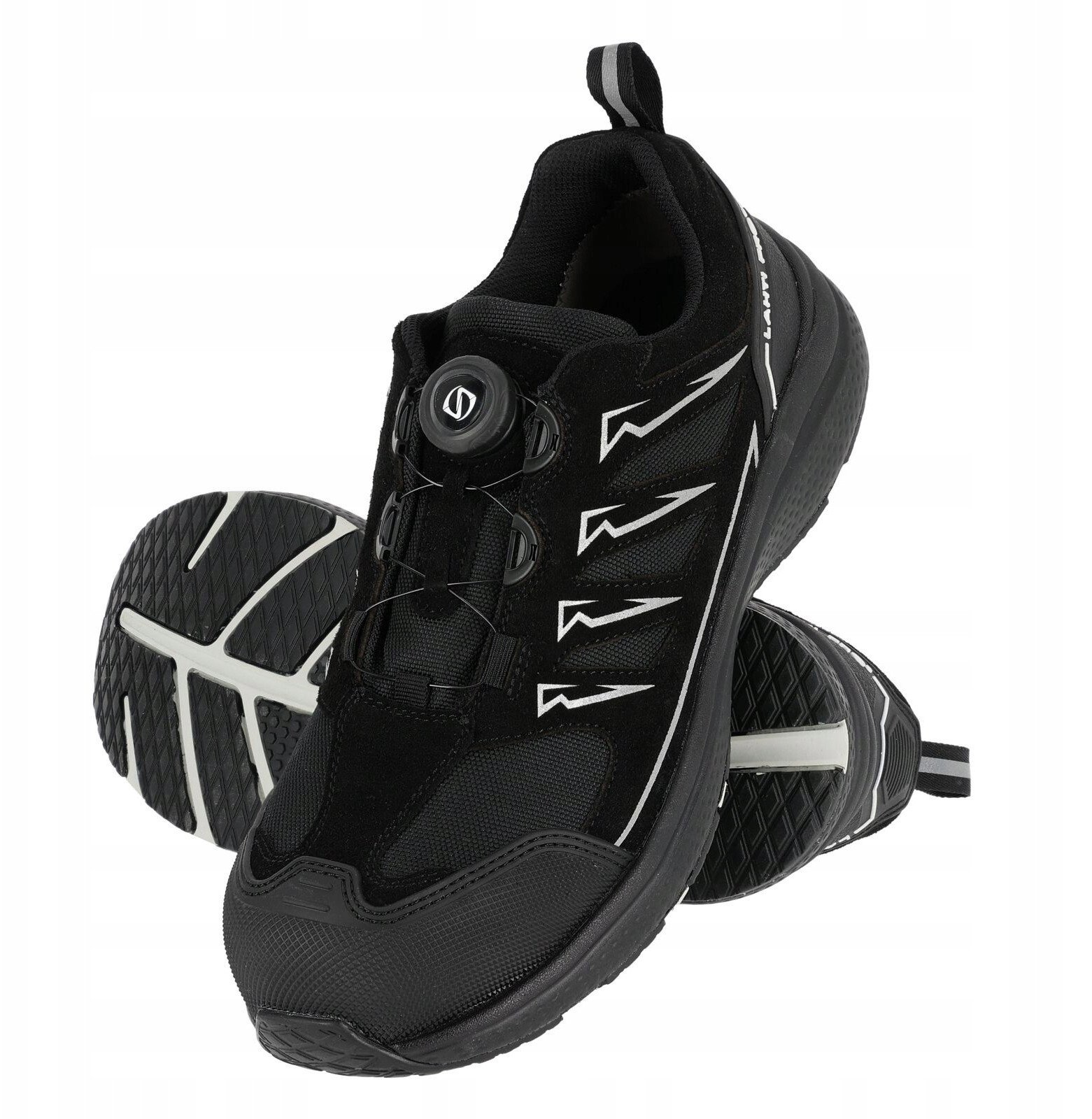 PÓŁBUTY ZAMSZ/OXFORD CZARNE, S1 FO HRO SR, "41", CE, LAHTI