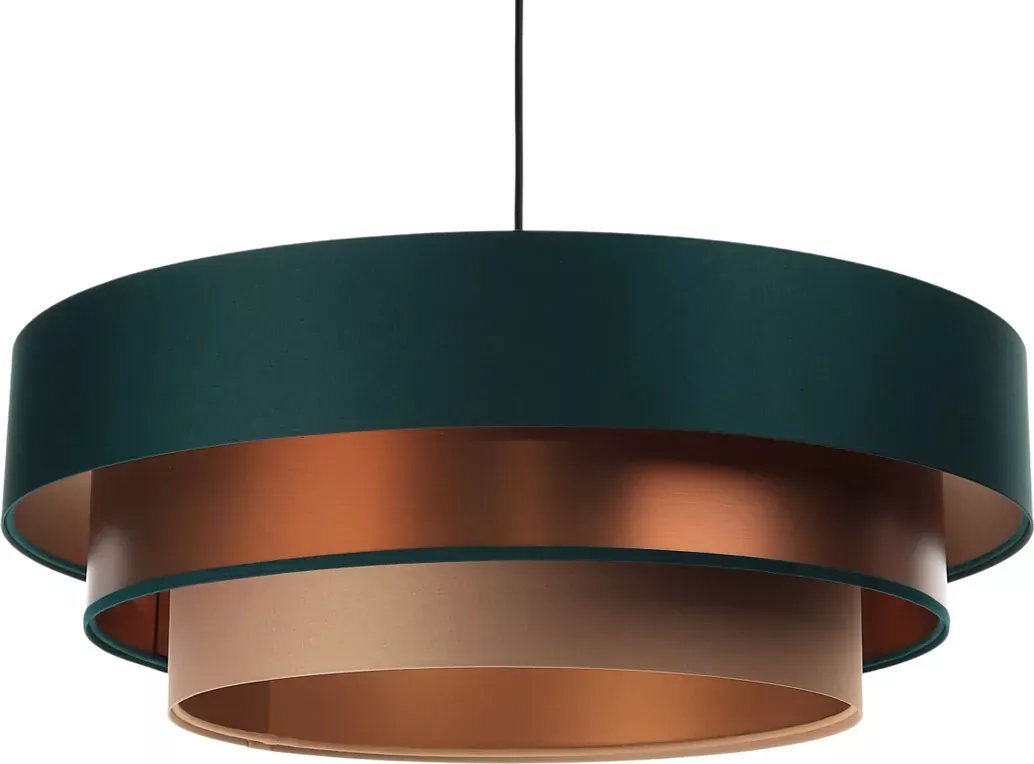 Lampa wisząca Lumes Potrójna okrągła lampa wisząca glamour - S459-Axa