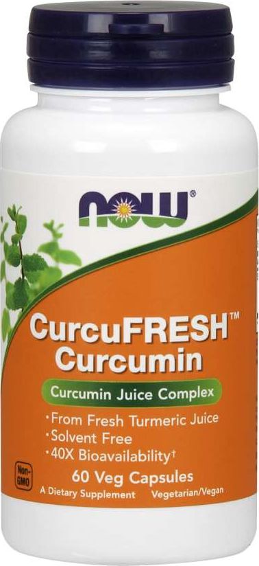 NOW Foods NOW Foods - CurcuFRESH Kurkumina, 60 vkaps