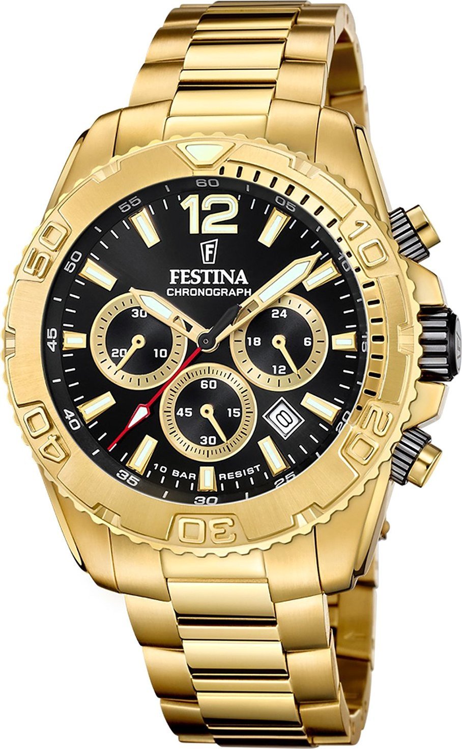 Zegarek Festina Zegarek męski Festina F20684-4 złoty