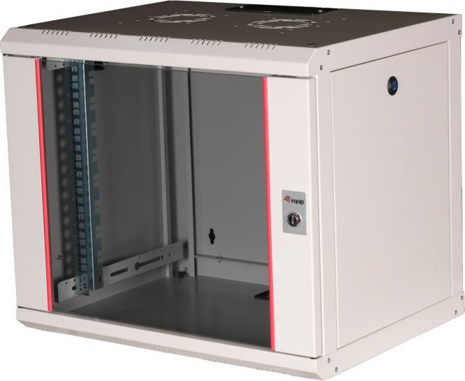 Szafa Equip Equip Serverschrank 19" 09U 600x450mm Glastür grau