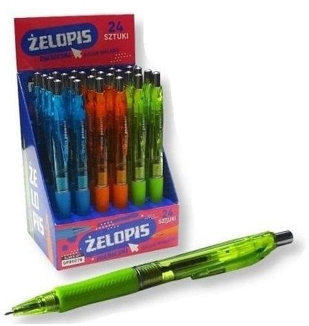 Teka Żelopis Semi Gel niebieski (24szt)