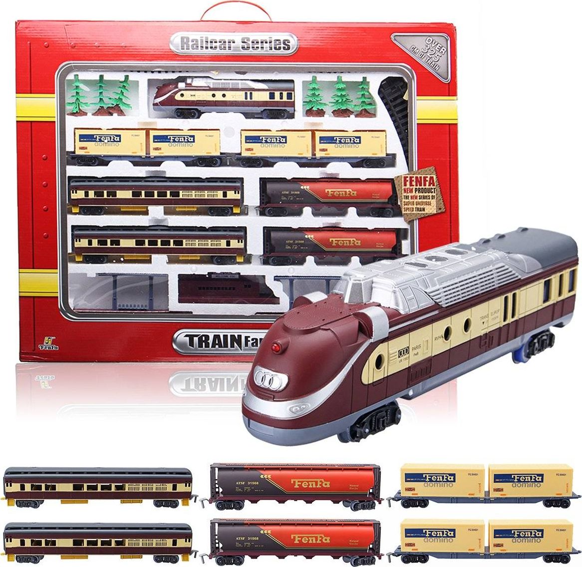 Ikonka Realistyczna Kolejka Fenfa 1601B - Skala1:87