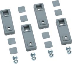 Hager Uchwyty do mocowania obudów poliestrowych na ścianie FL863Z zestaw 4szt. (RAL7046)