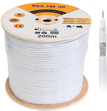 Przewód Libox Koncentryczny, HD/1m (PCC102)