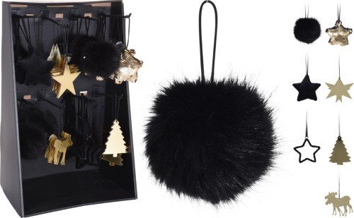 Koopman Zawieszka na choinkę ozdoba świąteczna 8x13 cm