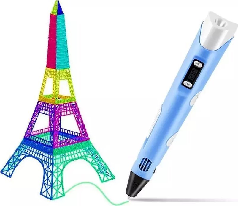 Spin Master 3D printing pen for creating figures from PLA / ABS Blue FUS3DPENBL