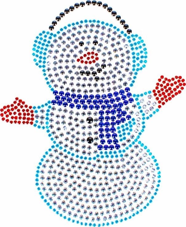 Dekoracja świąteczna Craft with Fun OZDOBA DEK KRYSZT SPRZYL MOZAIKA MIKI CF 12/288