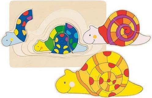 Goki Układanka warstwowa - Ślimak (221580)