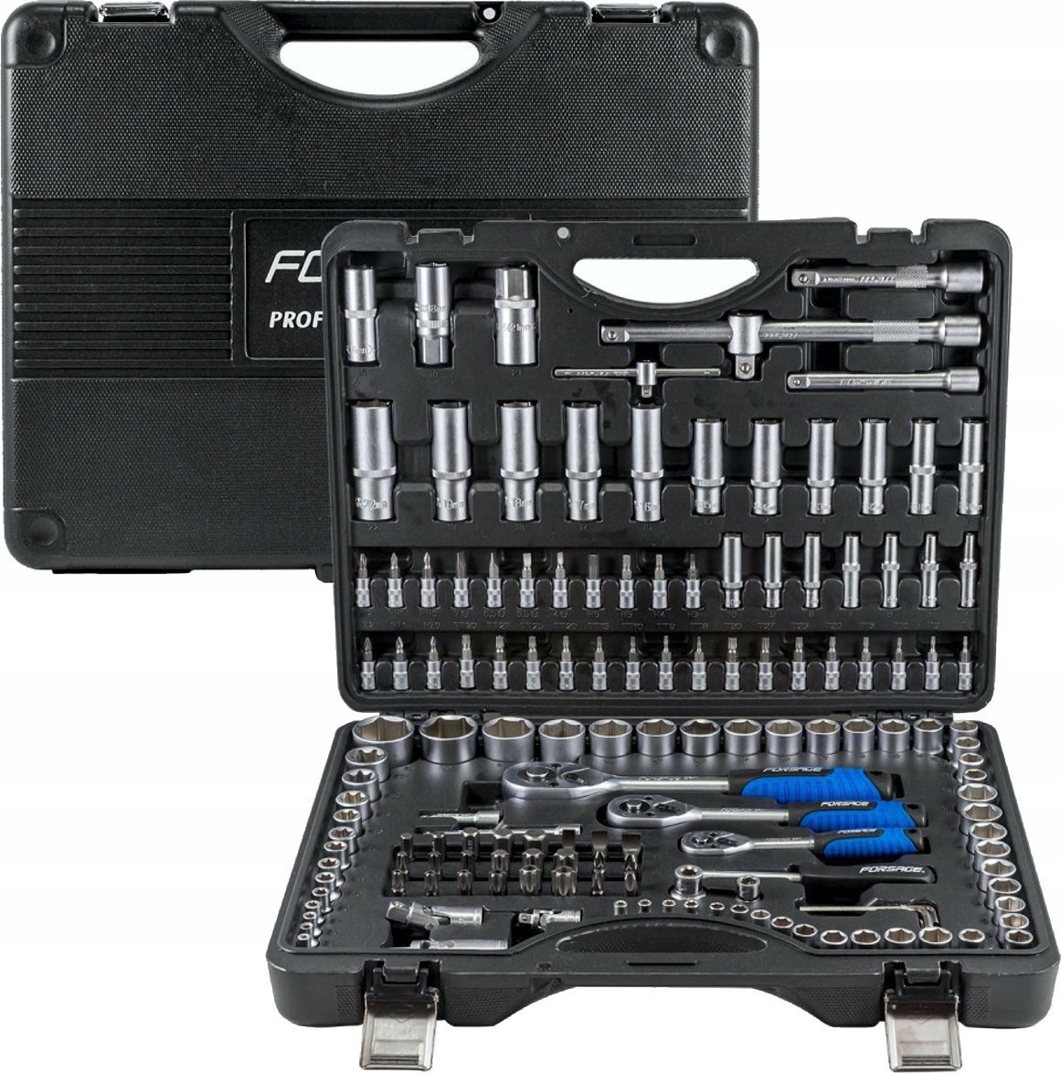 Forsage ZESTAW KLUCZY NASADOWYCH 150 EL WALIZKA