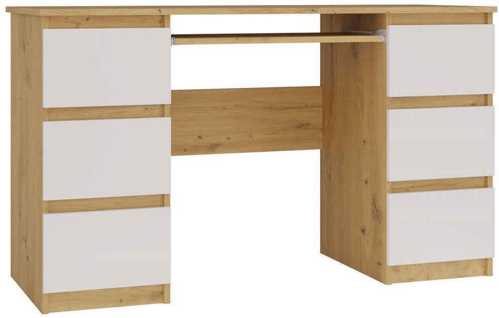 Biurko Kuba KUBA DĄB ARTISAN BIEL