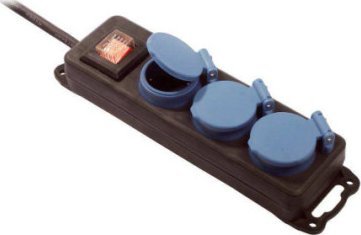 Bachmann BACHMANN Gniazdo 3x CEE7/3