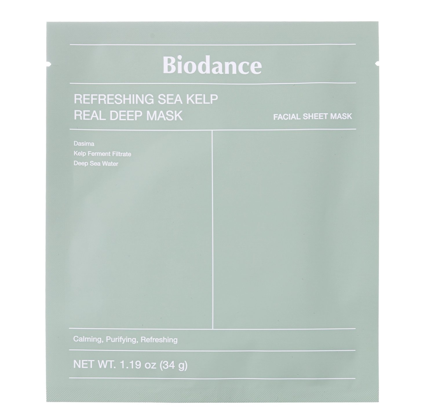 Biodance Refreshing Sea Kelp Real Deep Mask Hydrożelowa Maska Do Twarzy - 34G