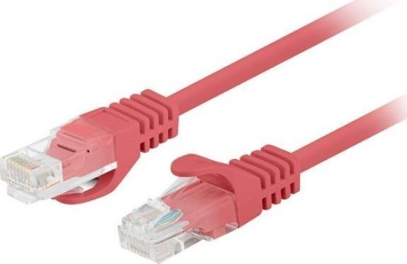 Lanberg PATCHCORD KAT.5E UTP 3M CZERWONY FLUKE PASSED LANBERG 10-PACK