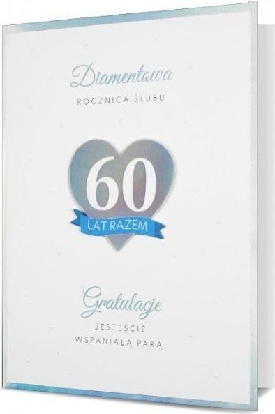 Pan Dragon Karnet B6 Rocznica ślubu Diamentowa HM200-2535