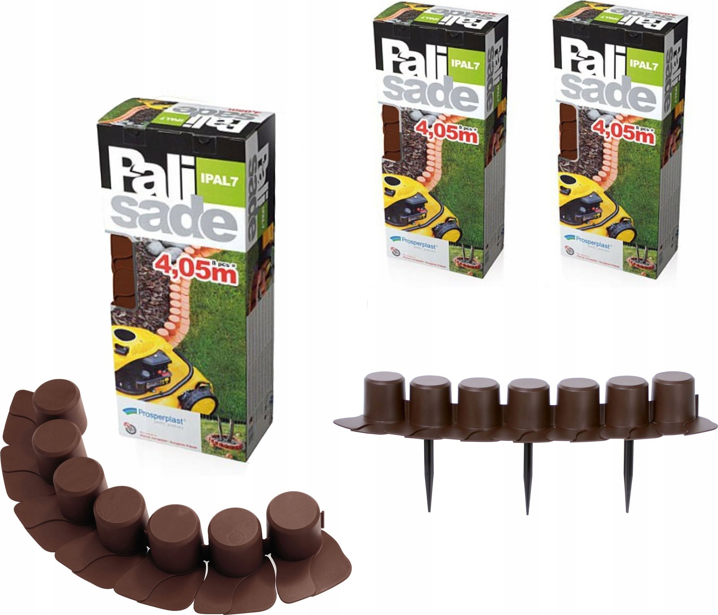 Palisada ogrodowa z kołnierzem IPAL7 12m Płotek