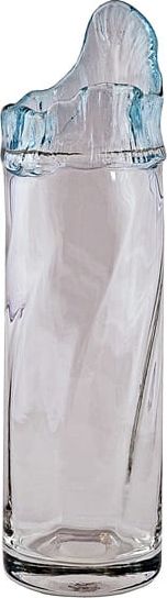 Inter-Deco Wazon cylinder tuba Kolor - Niebieski optyk