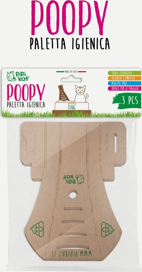 TropiDog Łopatka kartonowa Poppy 3szt