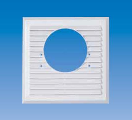 Maxpol Kratka do pochłaniacza 215x215mm fi120mm biała - 119