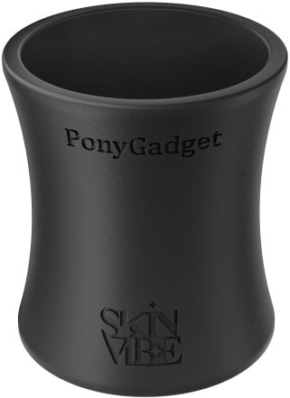 SkinVibe PonyGadget - Guma do włosów, czarna, XL (SV-006BK)