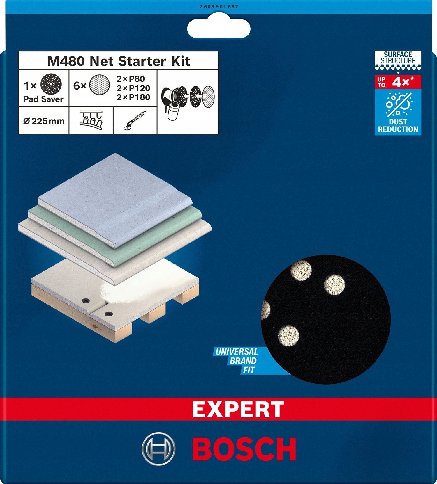 Zestaw Papierów Ściernych M480,225,Start