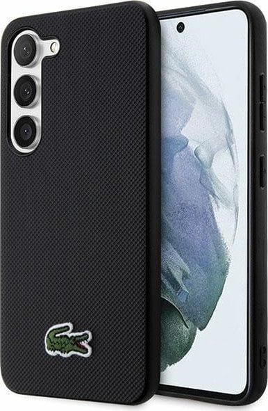 DefaultBrand Etui Lacoste do Samsung S23+ S916 czarny/black hardcase Iconic Petit Pique