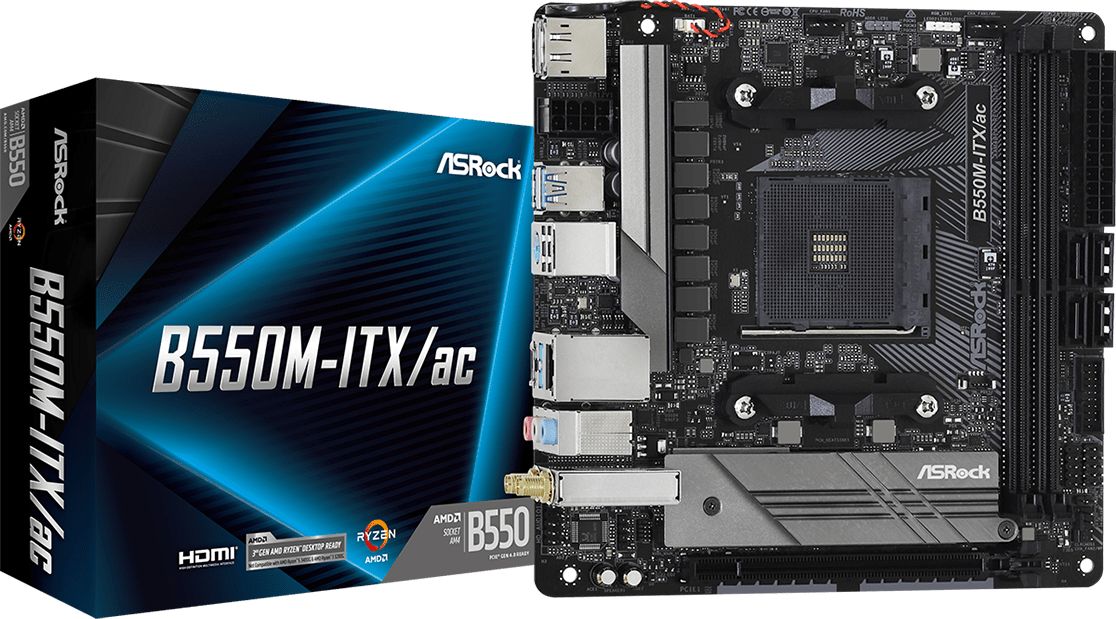 Płyta główna ASRock B550M-ITX/AC