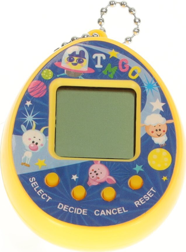 KIK Zabawka Tamagotchi elektroniczna gra jajko żółte