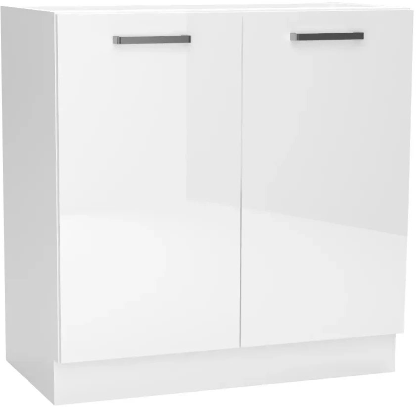Szafka kuchenna stojąca 80 VITA D80 biała połysk STOLKAR