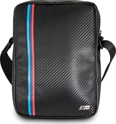 BMW Torba BMW BMTB8MCPBK Tablet 8" czarny/black Carbon / Tricolor Stripe
