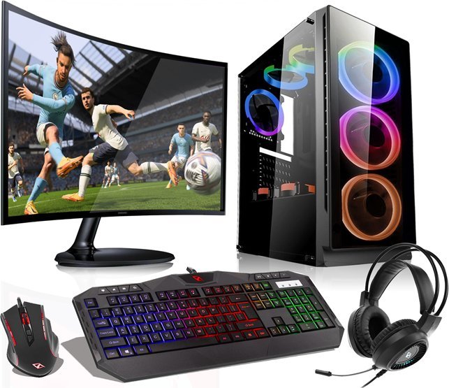 Komputer Vist Ryzen 5 1600AF, 32 GB, RTX 3060, 1 TB M.2 PCIe Windows 11 Pro Education