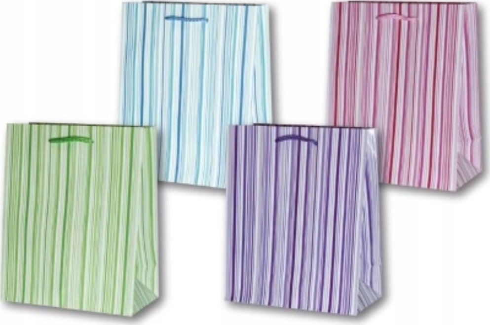 Panorama Torebka ozdobna laminowana PL-2 mała 76 paski