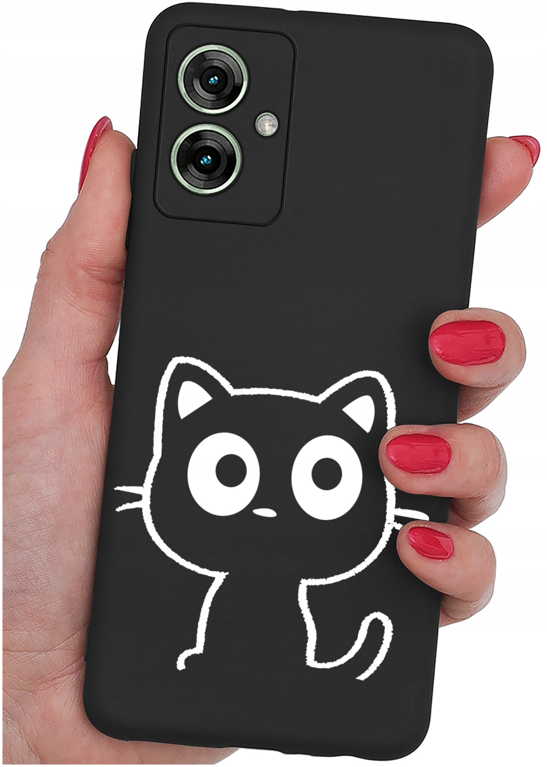 Etui do Motorola Moto G55 5G WZORY |SILIKONOWE MATT CASE + SZKŁO 9H