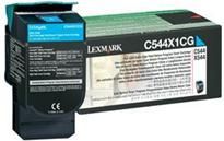 Toner Lexmark 0C544X1CG Cyan Oryginał (C544X1CG)
