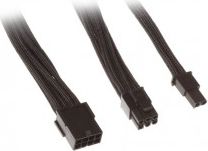 SilverStone PCIe 8-pin - PCIe 8-pin, 0.25m, Czarny (SSTPP07PCIB)