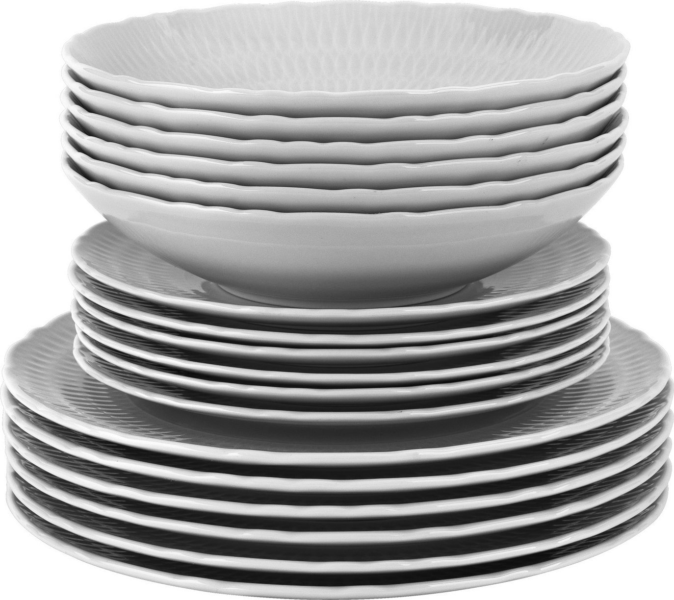 Ćmielów Serwis obiadowy 6/18 Sofia Biała