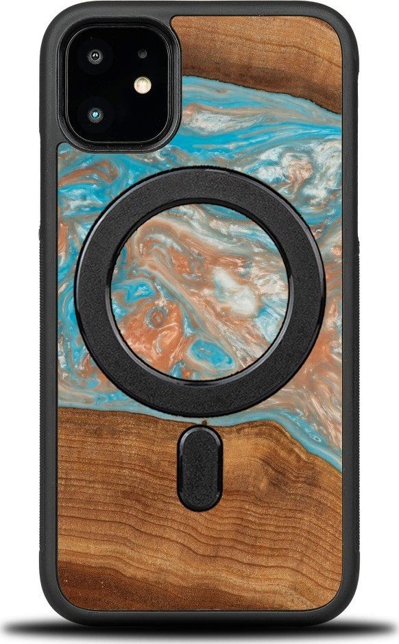 BeWood Etui Bewood Unique na iPhone 11 - Planets - Saturn z MagSafe