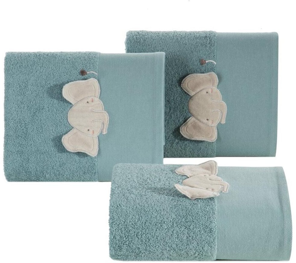 RĘCZNIK DZIECIĘCY BABY59 100 X 100 CM NIEBIESKI