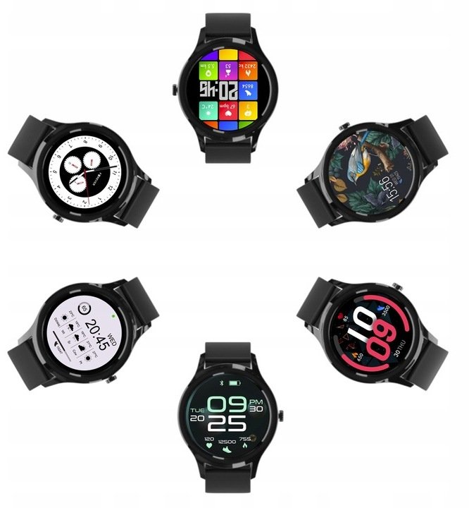 Forever smartwatch ForeVive 3 SB-340 czarny z głośnikiem bluetooth 3W