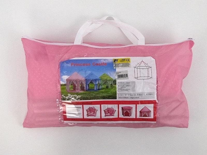 Teka Namiot - domek różowy