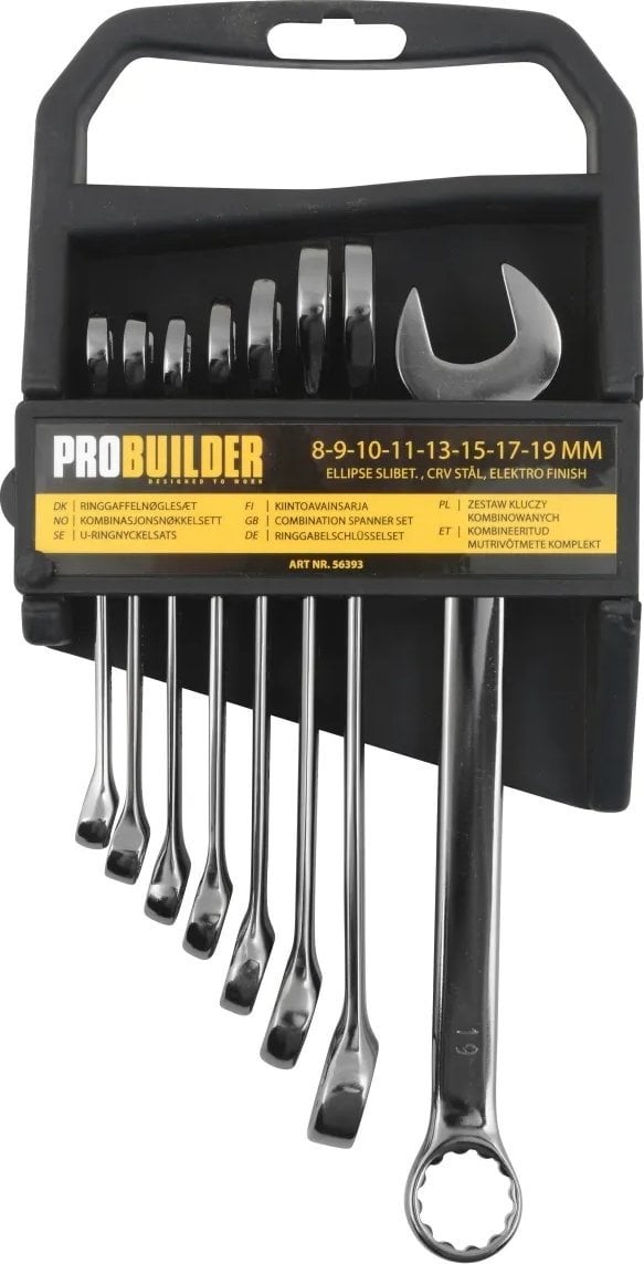 Probuilder PROBUILDER - RINGGAFFELNØGLESÆT 8 DELE