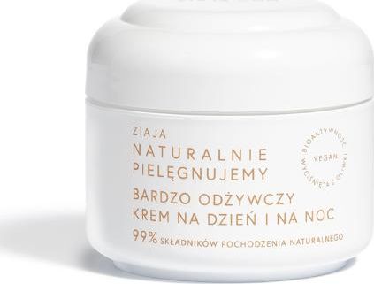 Ziaja Naturalnie Pielęgnujemy bardzo odżywczy krem na dzień i na noc 50 ml